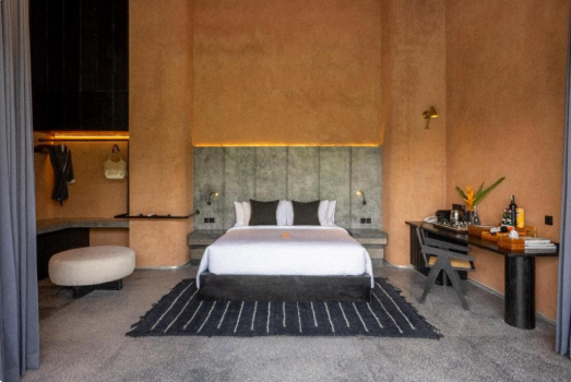 Amora Ubud private infinity pool villa overlooking rice terraces Bali Indonesia