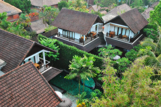 Kajane Mua luxury villa 20 meter private infinity pool jungle view Ubud Bali