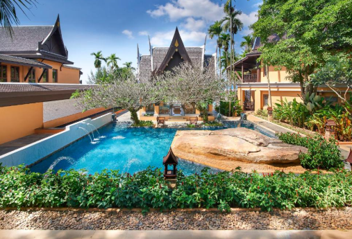 Amari Vogue Krabi beachfront infinity pool Andaman Sea view Tub Kaek Beach Thailand